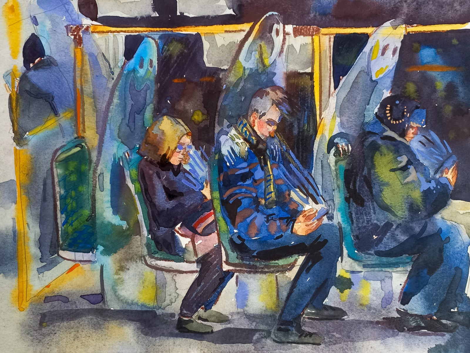 In a tram