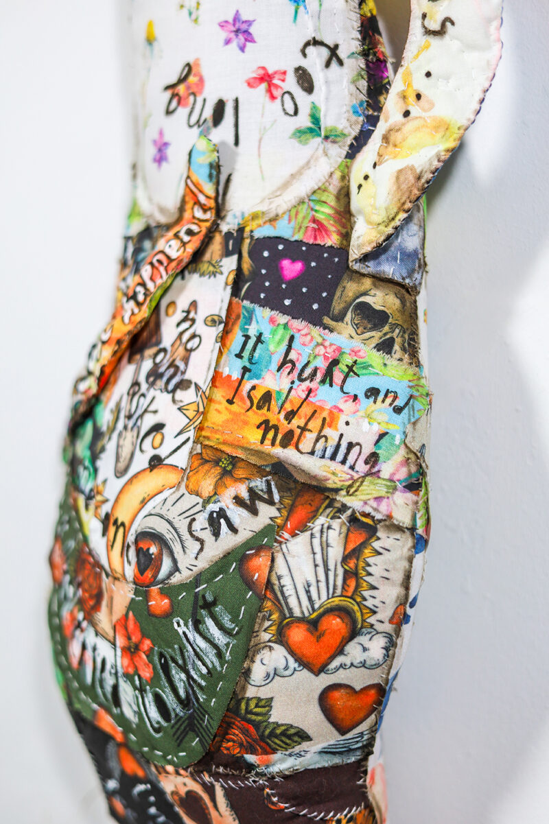 Back Then, I Didn’t Know — Textile Wall Sculpture
