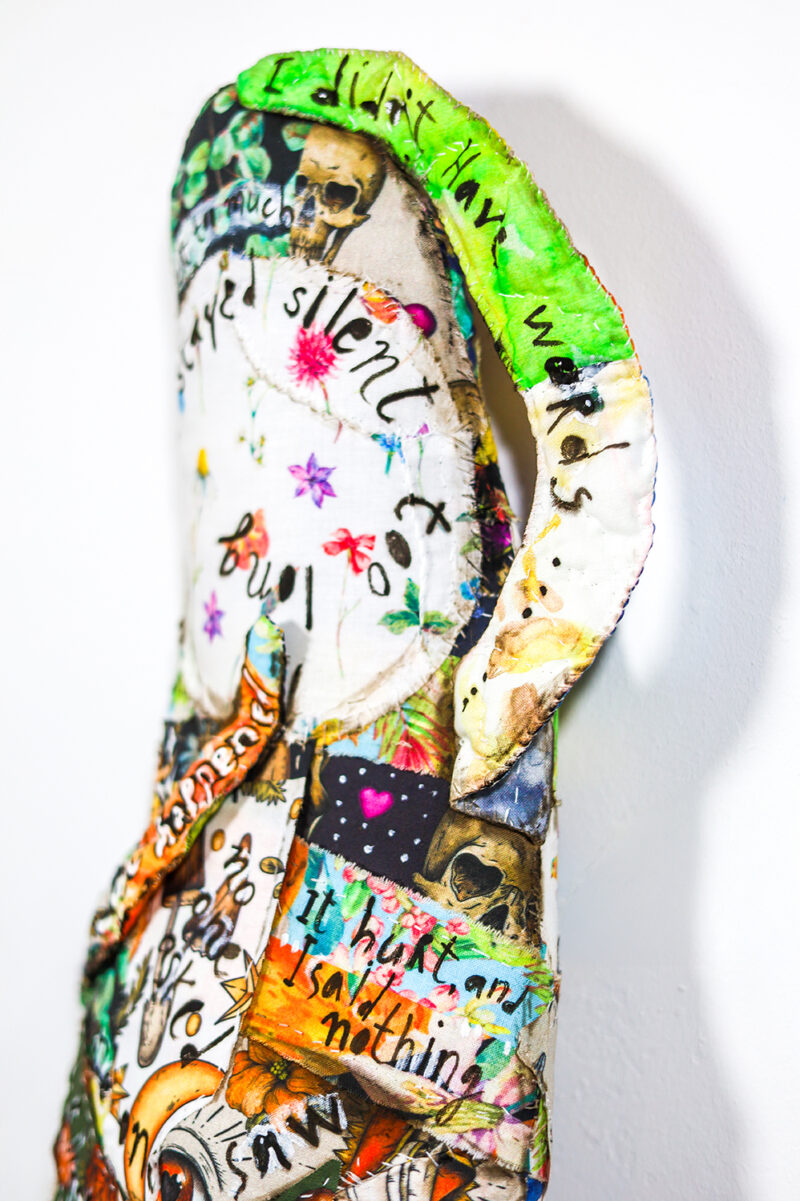 Back Then, I Didn’t Know — Textile Wall Sculpture