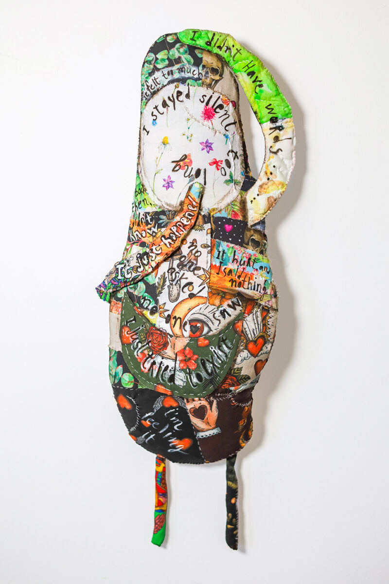 Back Then, I Didn’t Know — Textile Wall Sculpture