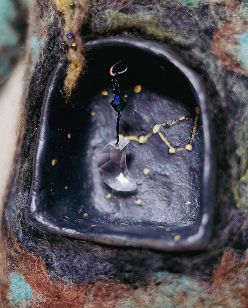 Ursa Major — Mixed Media Bear Sculpture