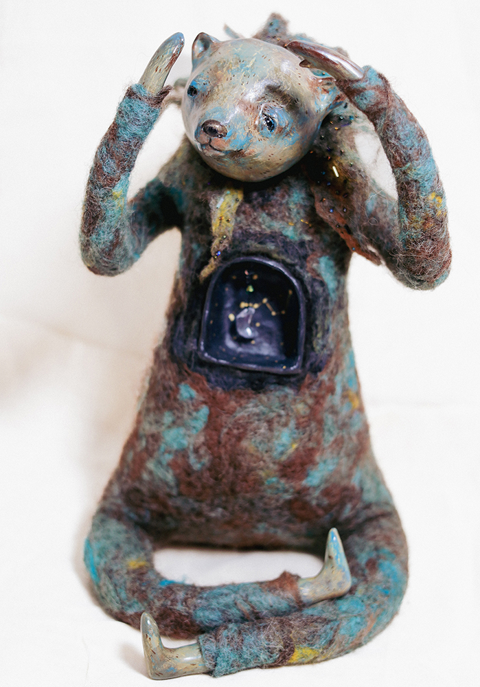 Ursa Major — Mixed Media Bear Sculpture
