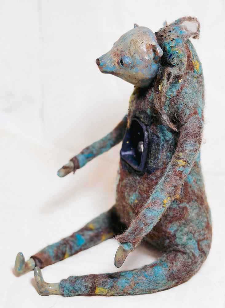 Ursa Major — Mixed Media Bear Sculpture