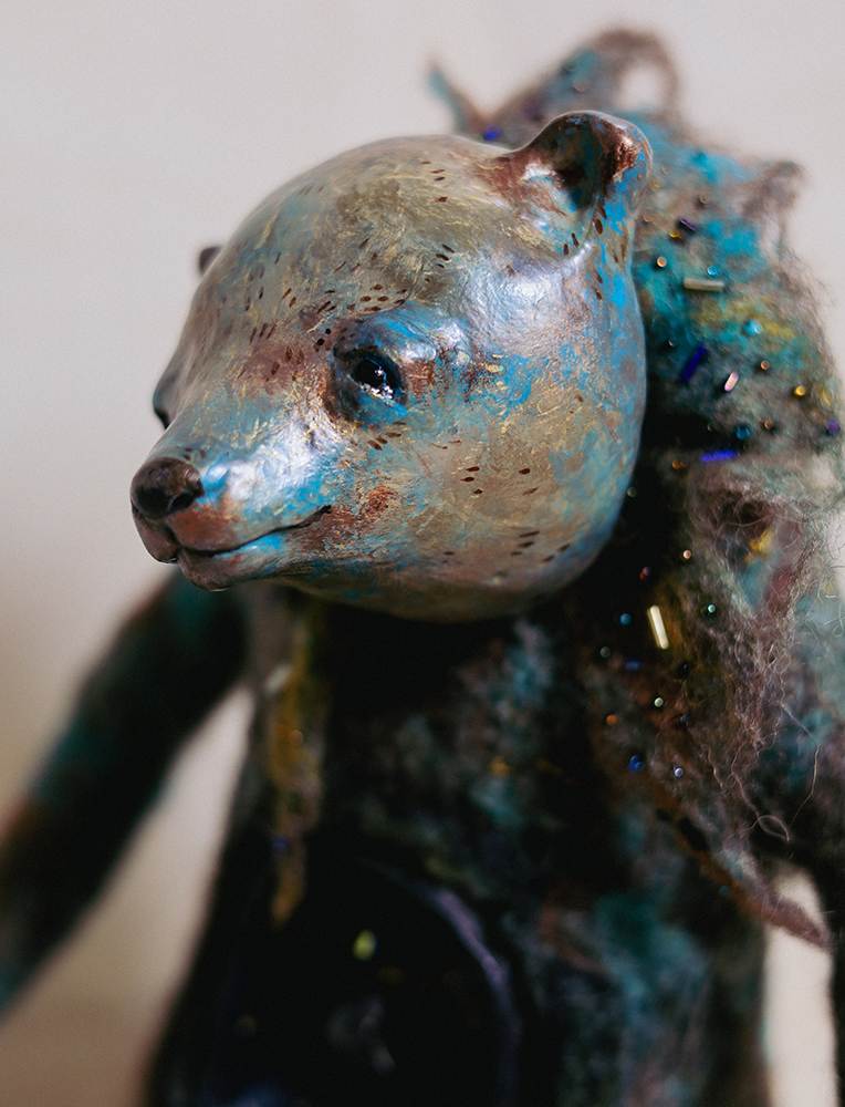 Ursa Major — Mixed Media Bear Sculpture