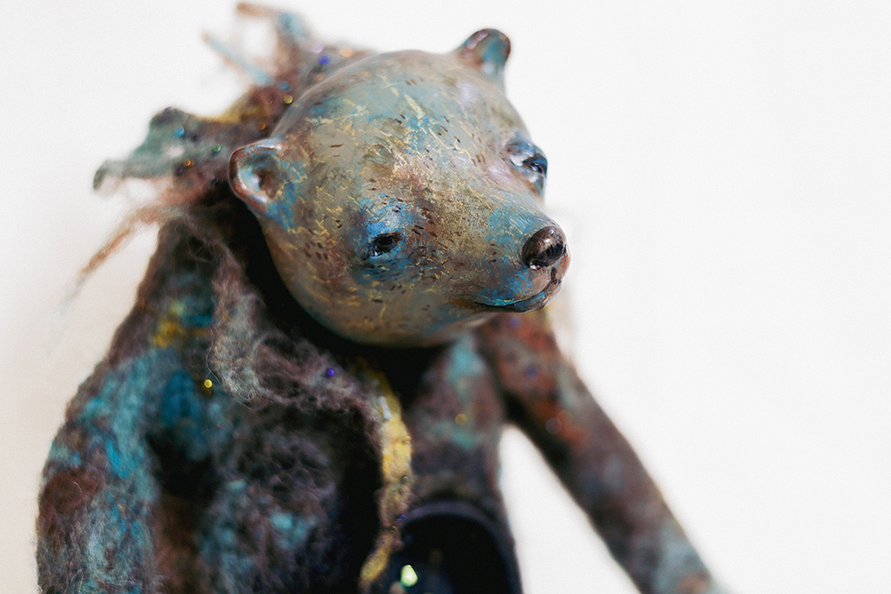 Ursa Major — Mixed Media Bear Sculpture